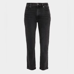 Frame jeans black stone wash le hight straight size 28 women’s modern fit